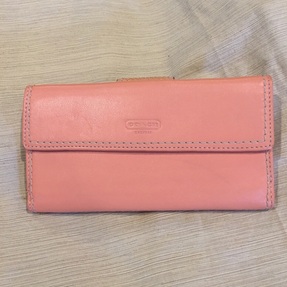 Coach leather wallet